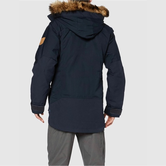 FJALLRAVEN Barents Parka - Men’s Large - Navy Blue - Picture 3 of 16